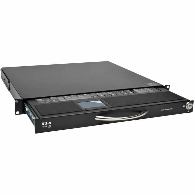 Tripp Lite by Eaton 1U Rackmount Keyboard w KVM Cable Kit for 2-Post or 4-Post Racks - Thumbnail 3