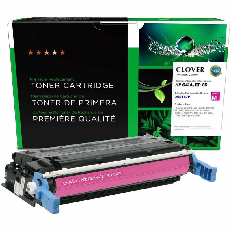 Clover Imaging Remanufactured Magenta Toner Cartridge for HP 641A (C9723A) - Thumbnail 1