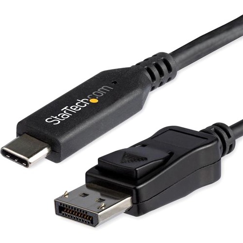 StarTech.com 6ft/1.8m USB C to Displayport 1.4 Cable Adapter - 4K/5K/8K USB Type C to DP 1.4 Monitor Video Converter Cable - HDR/HBR3/DSC - Thumbnail 1