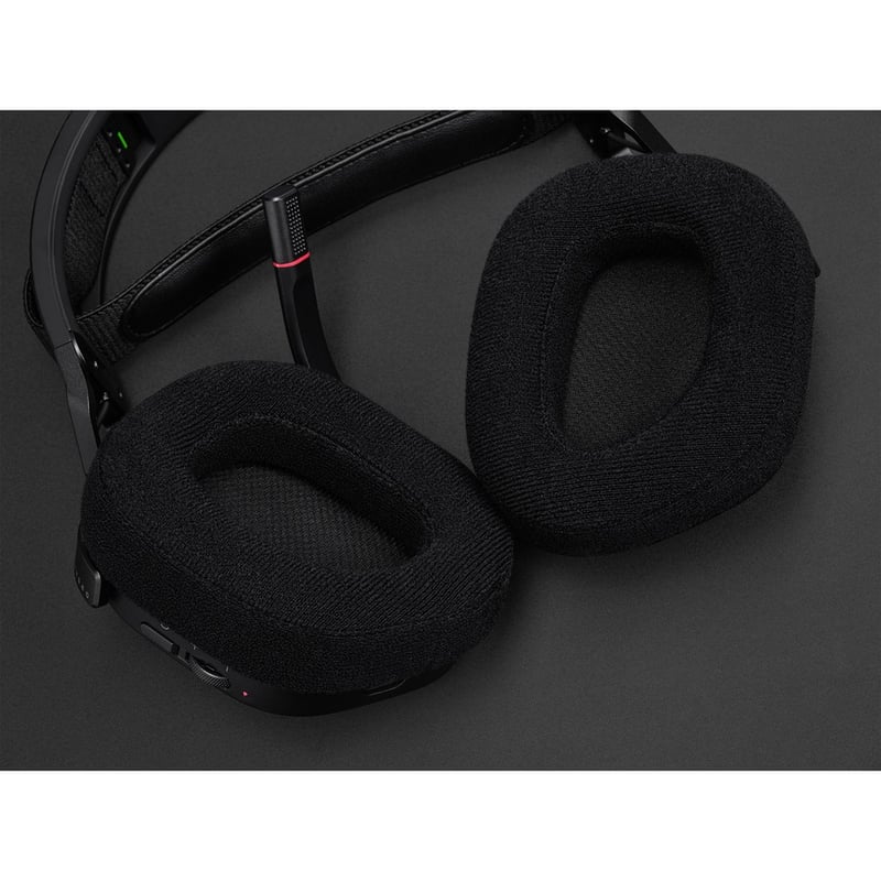 Corsair HS80 RGB WIRELESS Premium Gaming Headset with Spatial Audio - Carbon