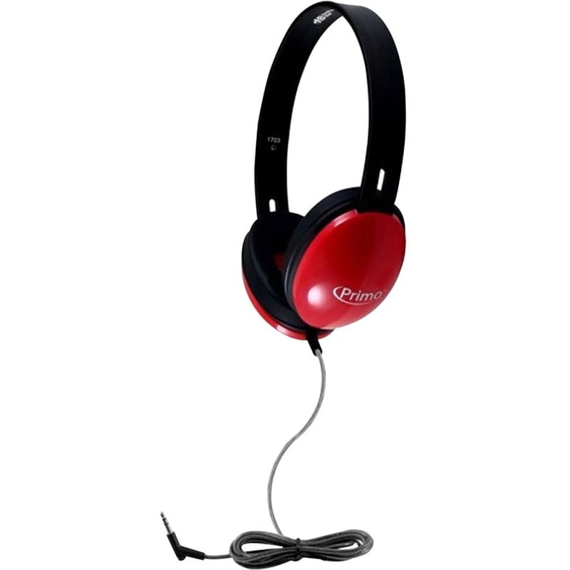 Hamilton Buhl Primo Stereo Headphones - RED - Thumbnail 1