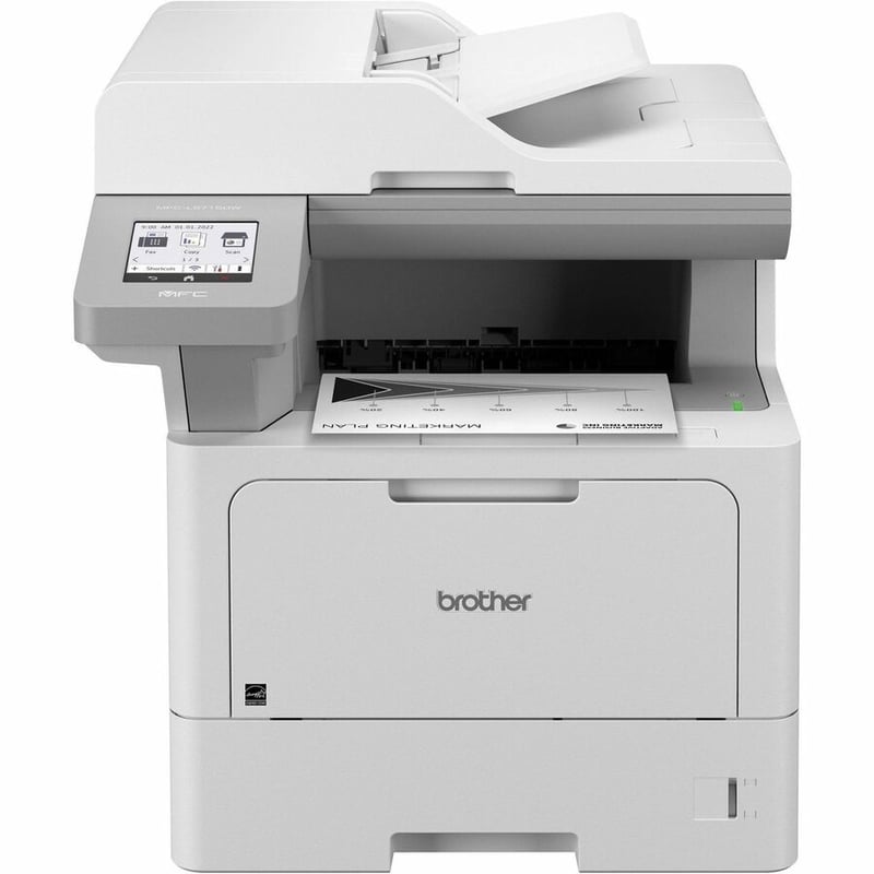 Brother MFC-L5715DW Wired & Wireless Laser Multifunction Printer - Monochrome - Thumbnail 2