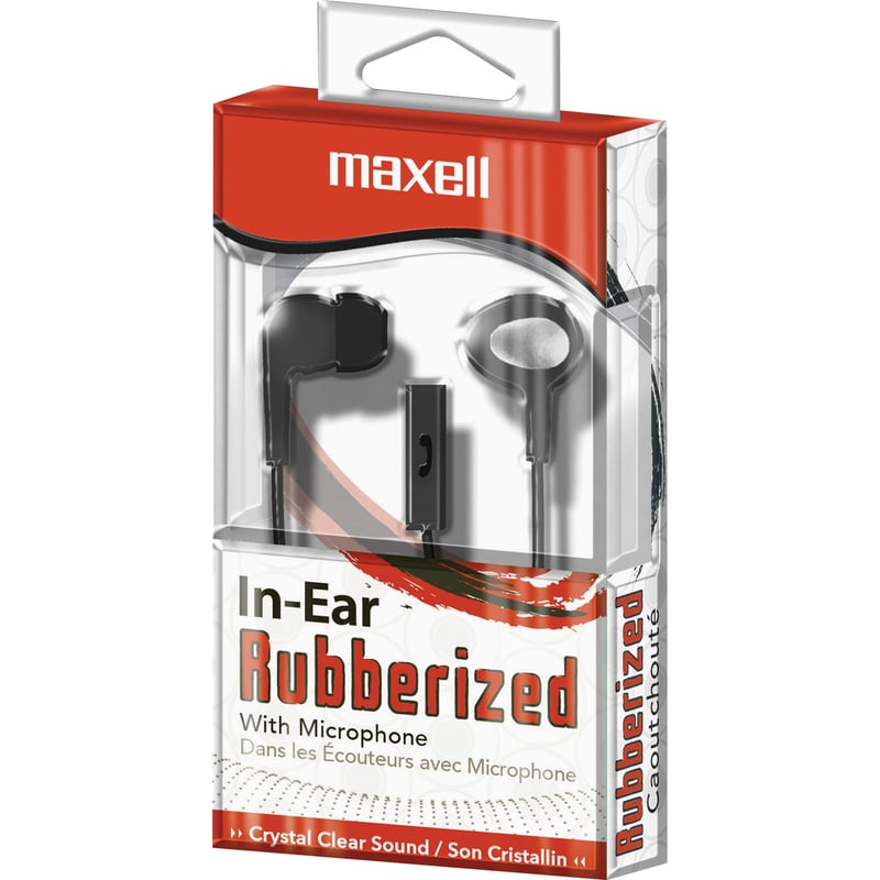 Maxell In-Ear Earbuds with Microphone and Remote - Thumbnail 1