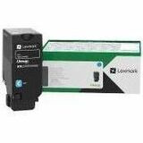 Lexmark Original Laser Toner Cartridge - Single Pack - Return Program - Cyan - 1 / Pack