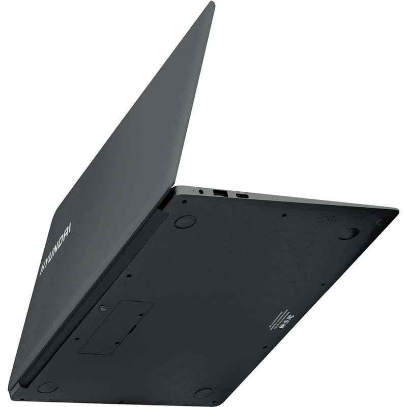 Hyundai HyBook, 14.1" Intel Celeron Laptop, 4GB RAM, 128GB Storage, 2.0MP Webcam, Expandable M.2 SATA SSD Slot, Windows 10 Home S Mode, WiFi, Grey - Thumbnail 4