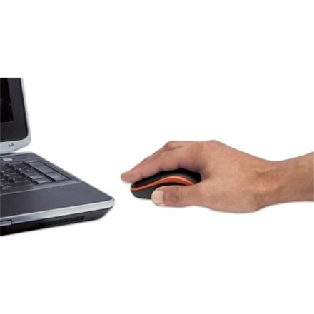 MANHATTAN USB SUCCESS WIRELESS ORANGE/BLACK OPTICAL MOUSE, 3 BUTTONS, 1000DPI. 2 - Thumbnail 5