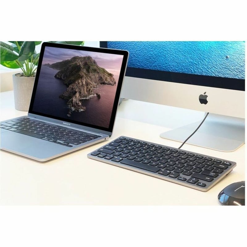 USB-C COMPACT MAC KEYBOARD SPACE GRAY SLIM TYPE-C - Thumbnail 4