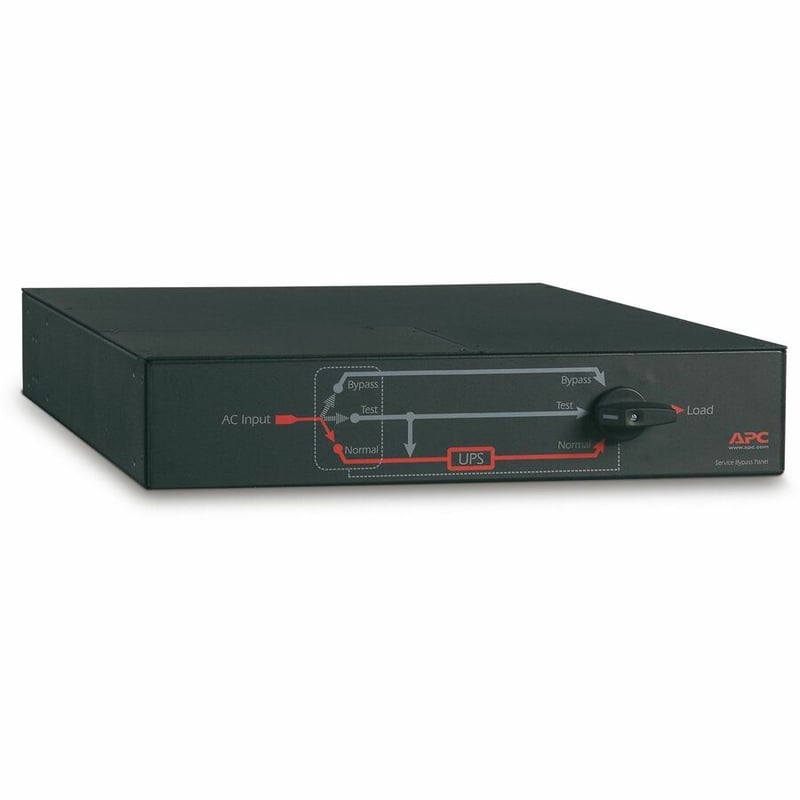 APC 19" Rack Mountable 24A Maintenance Bypass Panel - Thumbnail 3
