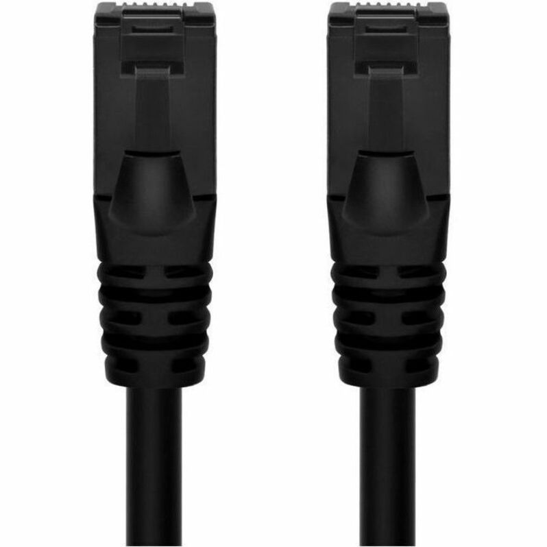 MONOPRICE CAT6A 5FT BLACK FLEXIBLE TPE PATCH CABLE_ UTP_ 24AWG_ 500MHZ_ PURE BAR - Thumbnail 2