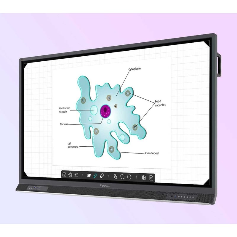 ViewSonic ViewBoard IFP7552-E1 - 4K Interactive Display with WiFi Adapter and Fixed Wall Mount - 400 cd/m2 - 75" - Thumbnail 3