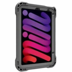Brenthaven Protect+ Rugged Carrying Case Apple iPad mini (6th Generation) Tablet - Gray - Thumbnail 1