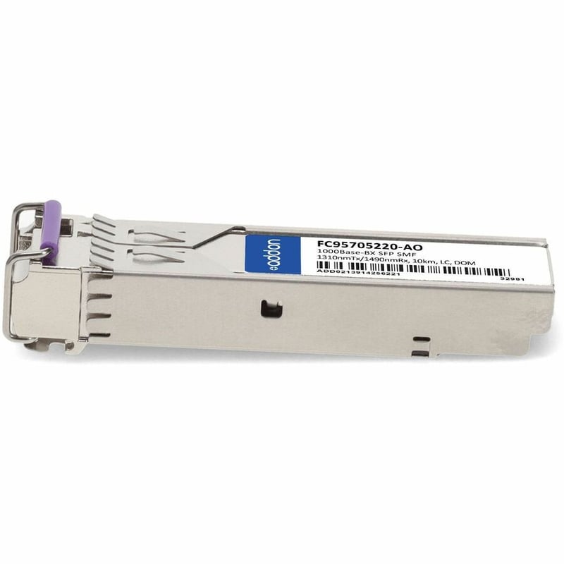 AddOn Fujitsu® FC95705220 Compatible TAA 1000Base-BX SFP Transceiver (SMF, 1310nmTx/1490nmRx, 10km, LC, DOM) - Thumbnail 2