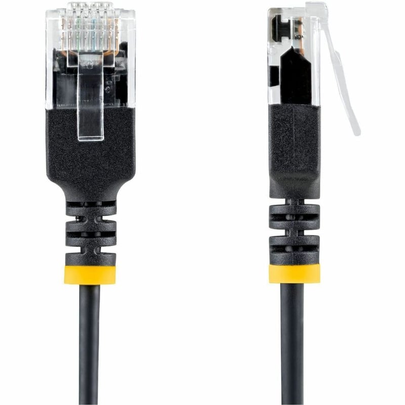 ULTRA SLIM CAT6A CABLE BLACK SLIM SNAGLESS RJ45 UTP PATCH CABLE - Thumbnail 2