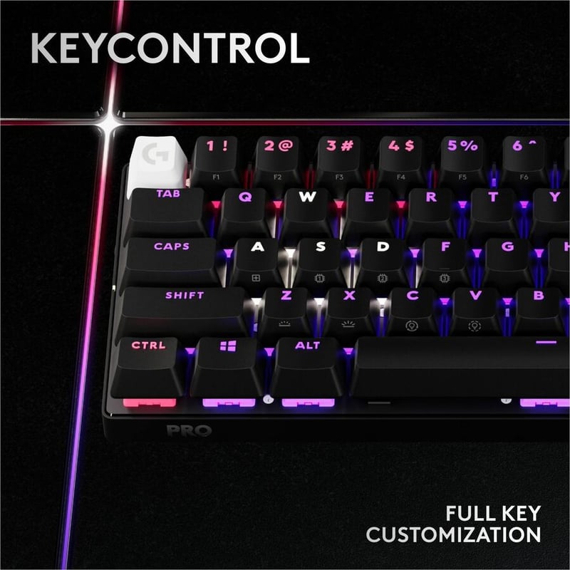PRO X 60 LIGHTSPEED - BLACK LINEAR MECHANICAL GAMING KEYBOARD - Thumbnail 4