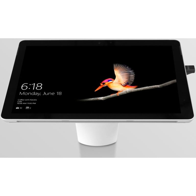 InVue CT101 Desk Mount for Tablet Case - White - Thumbnail 2