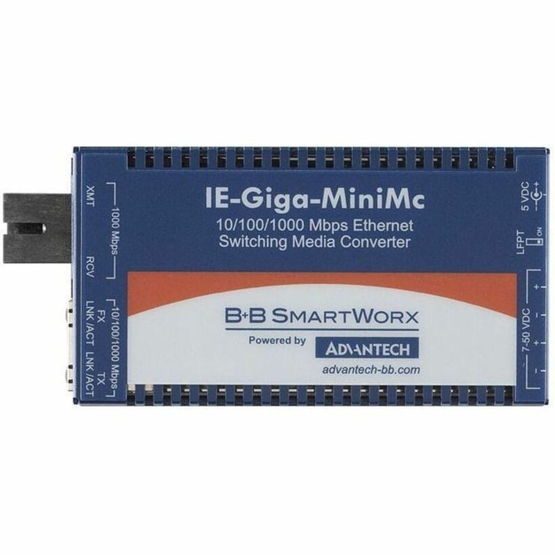 Advantech IMC-370I 10/100/1000Mbps Miniature Media Converter - Thumbnail 3