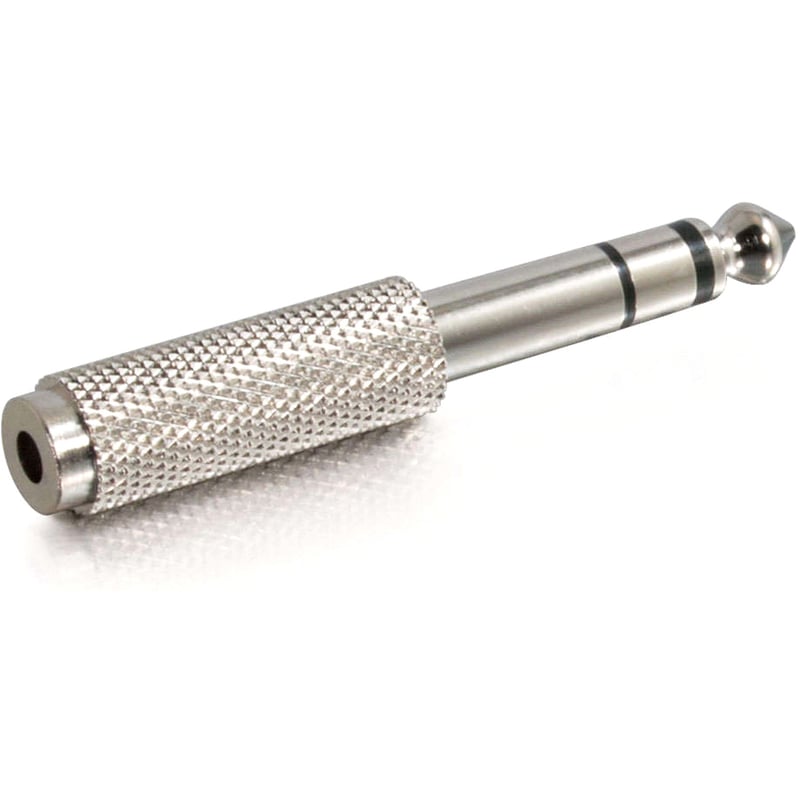 C2G 6.3mm (1/4in) Stereo Male to 3.5mm Stereo Female Adapter - Thumbnail 2