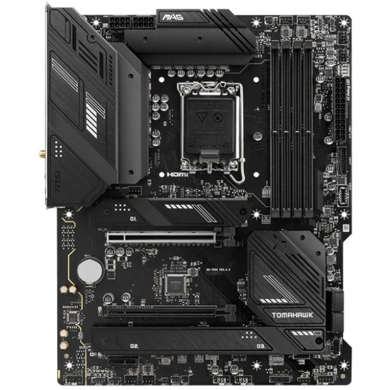 MSI MAG B760 TOMAHAWK WIFI Gaming Desktop Motherboard - Intel B760 Chipset - Socket LGA-1700 - ATX - Thumbnail 2