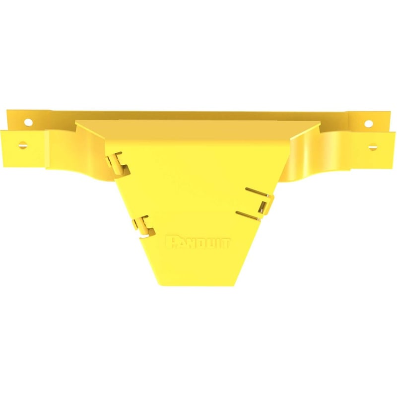 Panduit FiberRunner® Vertical Tee, 90°, 2x2, Yellow - Thumbnail 2