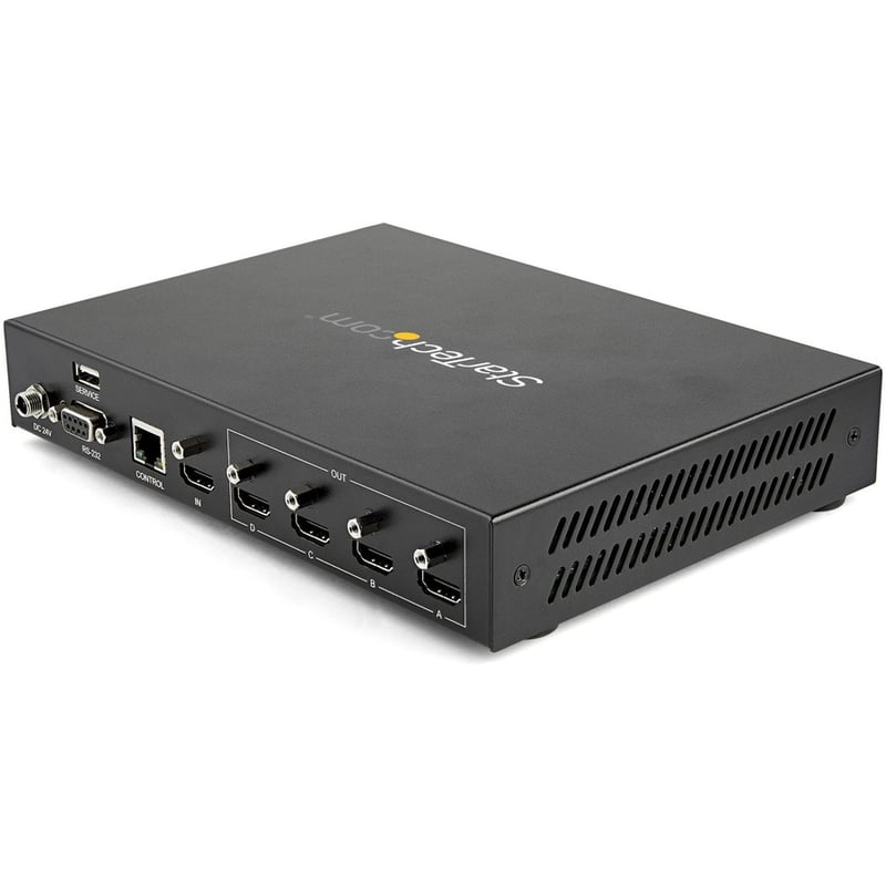 StarTech.com 2x2 HDMI Video Wall Controller, 4K 60Hz Input to 4x 1080p Output, 1 to 4 Port Multi-Screen Processor, RS-232/Ethernet Control - Thumbnail 4