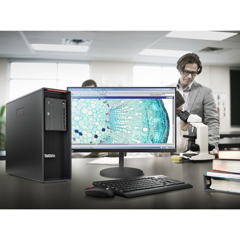 Lenovo ThinkStation P520 30BE00NPUS Workstation - 1 Xeon W-2225 - vPro Technology - 16 GB - 512 GB SSD - Tower - Thumbnail 5