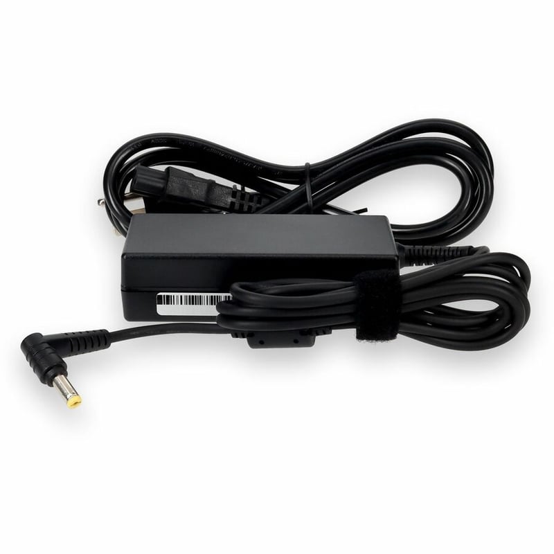AddOn Acer NP.ADT0A.10 Compatible 65W 19V at 3.42A Black 3.0 mm x 1.0 mm Laptop Power Adapter and Cable - Thumbnail 2