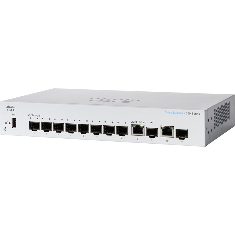 Cisco Business CBS350-8S-E-2G Ethernet Switch - Thumbnail 2