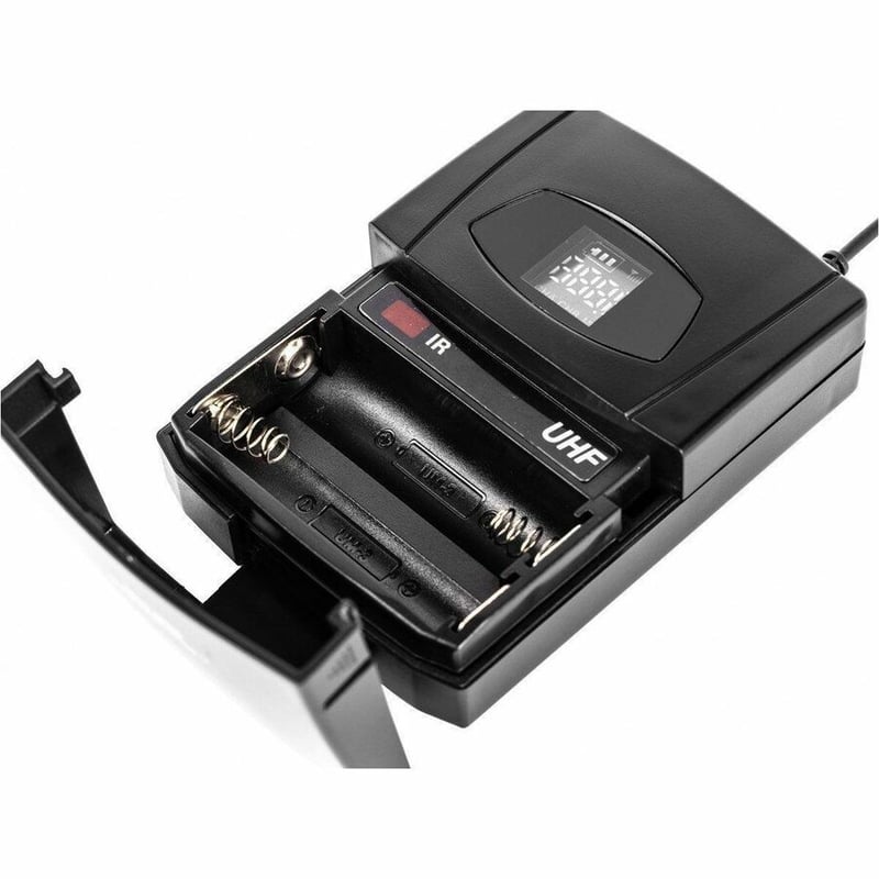 STAGE RIGHT BY MONOPRICE 200-CHANNEL UHF DUAL HEADSET WIRELESS MICROPHONES SYSTE - Thumbnail 5