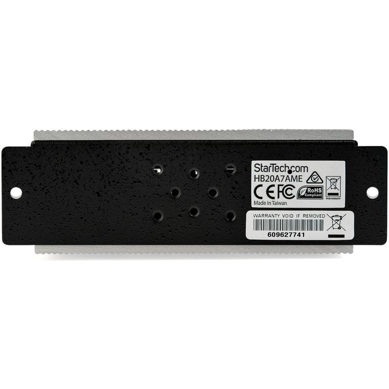 StarTech.com 7 Port USB 2.0 Hub - Metal Industrial USB Hub (USB-A to 7 USB-A) - Mountable, ESD/Surge Protection - Extended Operating Temp - Thumbnail 4
