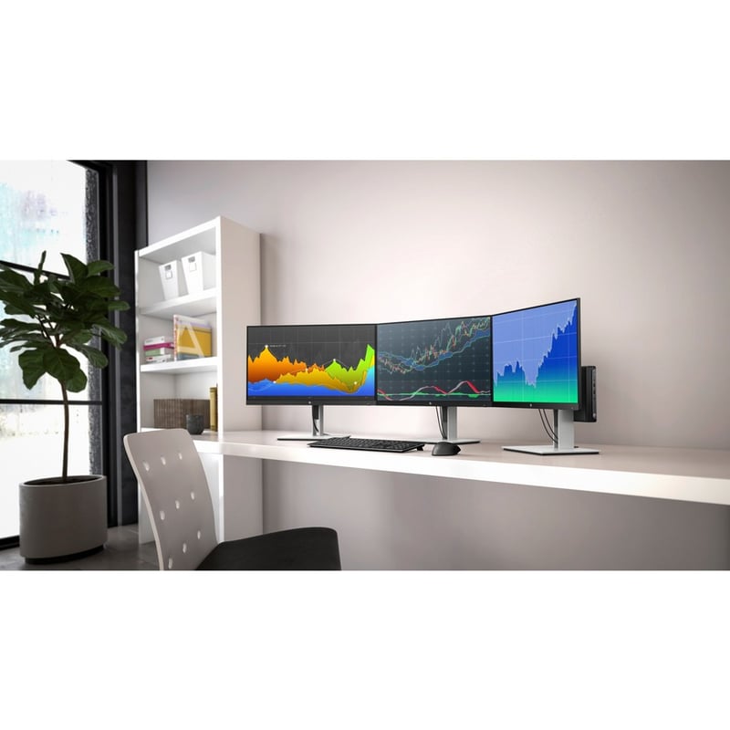 HP EliteDesk 805 G6 Desktop Computer - AMD Ryzen 5 PRO 4650GE Hexa-core (6 Core) - 16 GB RAM DDR4 SDRAM - 512 GB M.2 PCI Express NVMe SSD - Desktop Mini - Thumbnail 4
