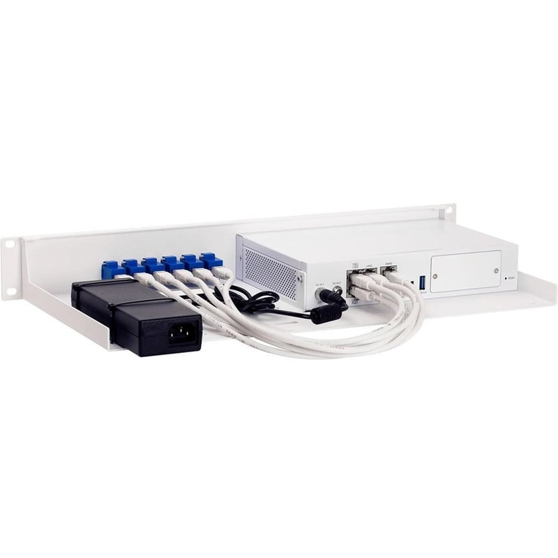 RACKMOUNT.IT Rack Mount for Network Equipment, Firewall - Signal White - Thumbnail 3