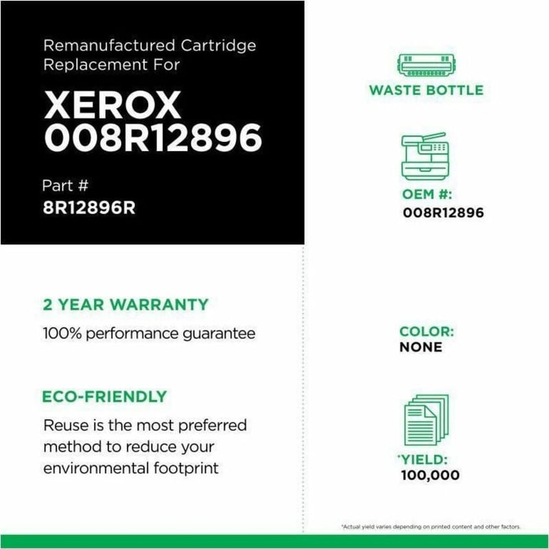 Clover Imaging Remanufactured Waste Container for Xerox 008R12896 - Thumbnail 3
