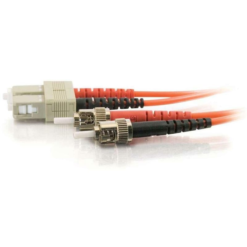 C2G-3m SC-ST 62.5/125 OM1 Duplex Multimode Fiber Optic Cable (TAA Compliant) - Orange - Thumbnail 3