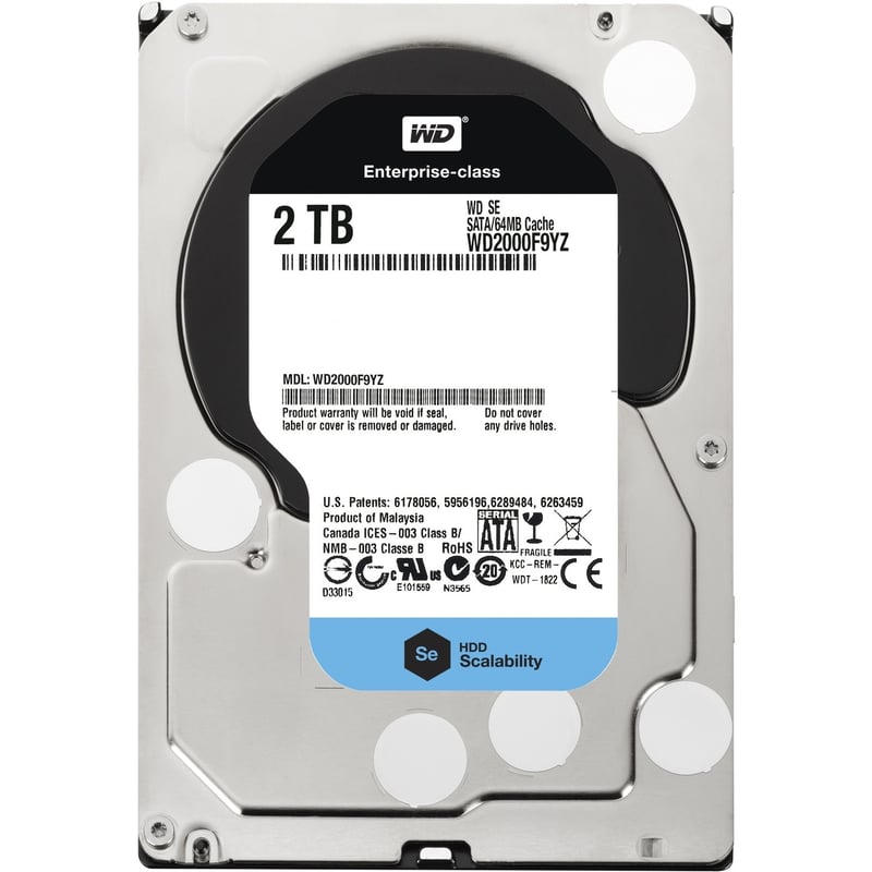 WD WD SE 2TB SATA-6GBPS 64MB BUFFER 3.5INCH DATA CENTER