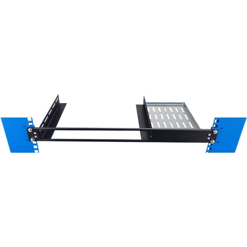 Rack Solutions 1U 2Post Cantilever Adjustable Switch Shelf - Thumbnail 1