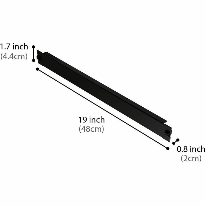 IOGEAR 1U Tool-less Blanking Panel (2-Pack) - Thumbnail 3