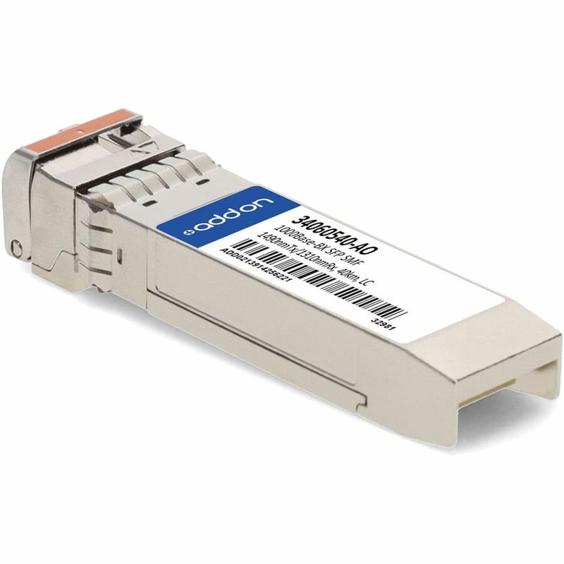 AddOn Huawei® 34060540 Compatible TAA 1000Base-BX SFP Transceiver (SMF, 1490nmTx/1310nmRx, 40km, LC, Transmission Networks) - Thumbnail 3