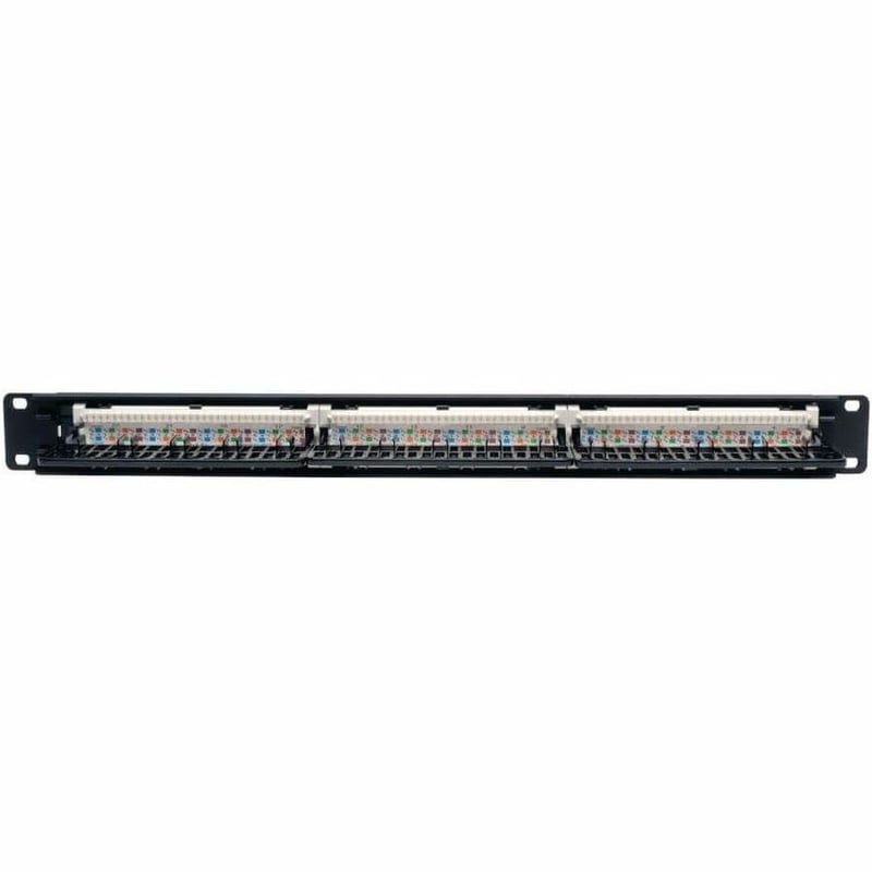 Tripp Lite by Eaton 24-Port 1U Rack-Mount Cat5e 110 Patch Panel 568B RJ45 Ethernet TAA - Thumbnail 4