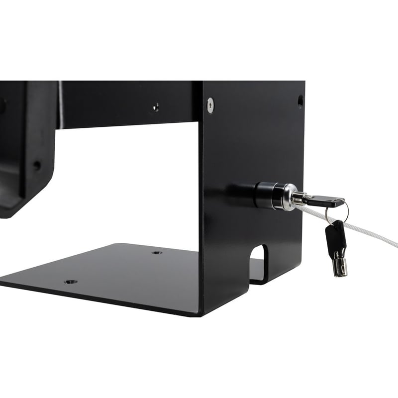 CTA Digital POS Station with Printer Stand, Magnetic Scanner, Card Reader Holder, and Black Universal Security Enclosure - Thumbnail 5