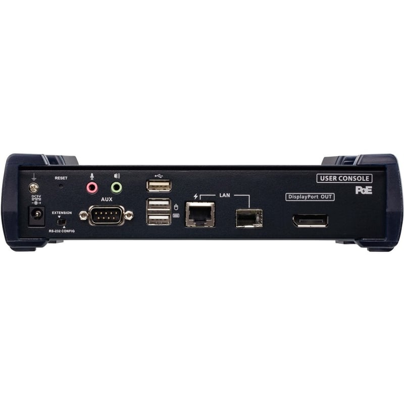 ATEN 4K DisplayPort Single Display KVM over IP Receiver with PoE - Thumbnail 3