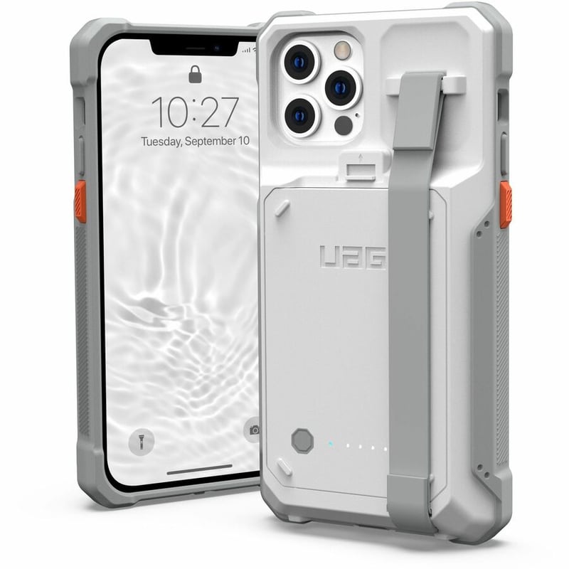 Workflow Battery Case for Apple iPhone 12 /12 Pro - White / Gray - Thumbnail 2