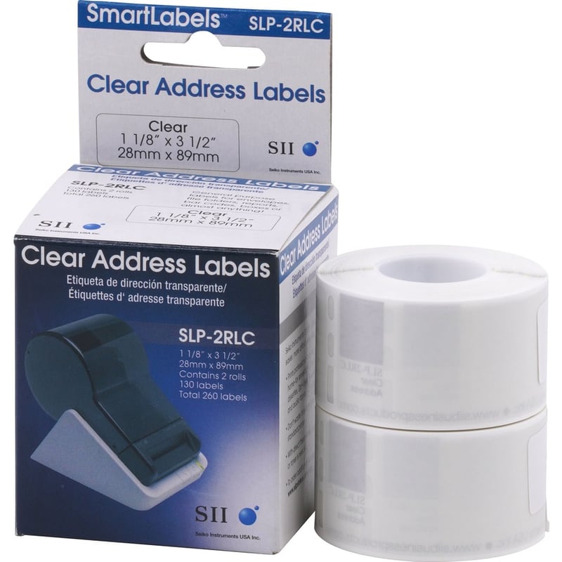 Seiko SLP-2RLC Clear Address Label - Thumbnail 3