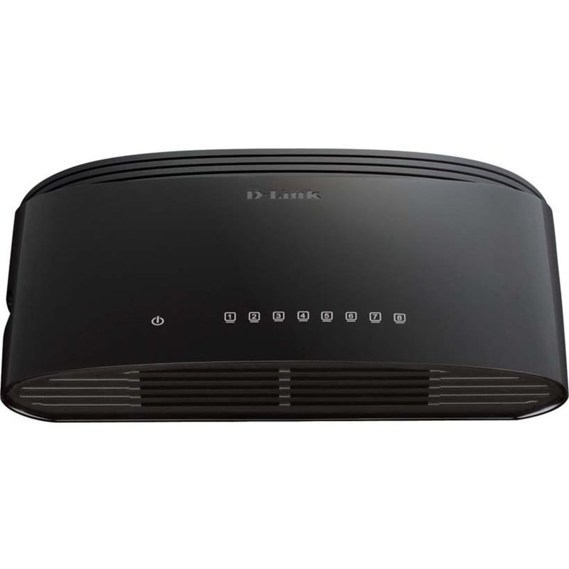 D-Link DGS-1008G 8-Port Gigabit Unmanaged Desktop Switch - Thumbnail 1