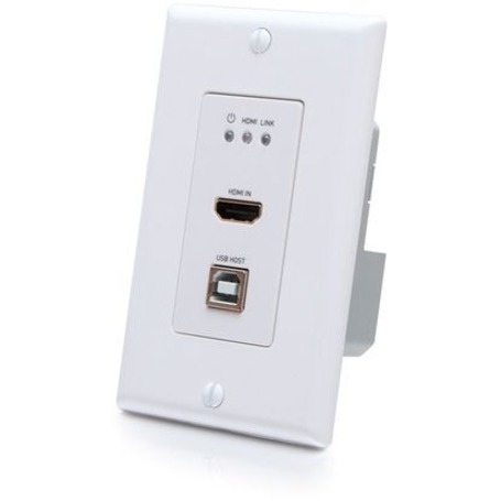 C2G 4K HDMI HDBaseT + USB and RS232 Wall Plate Transmitter to Receiver - Thumbnail 3