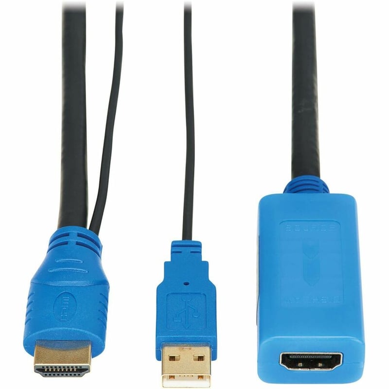 HDMI EXTENSION CABLE W ACTIVE SIGNAL BOOSTER/REPEATER M/F 8K 15FT - Thumbnail 2