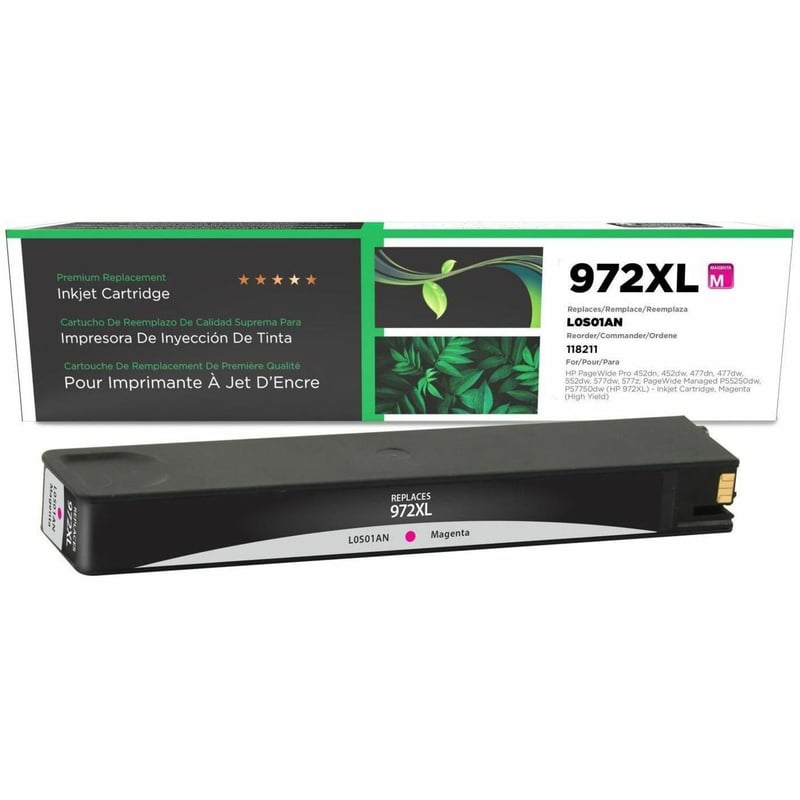 Clover Imaging Remanufactured High Yield Magenta Ink Cartridge for HP 972XL (L0S01AN) - Thumbnail 1