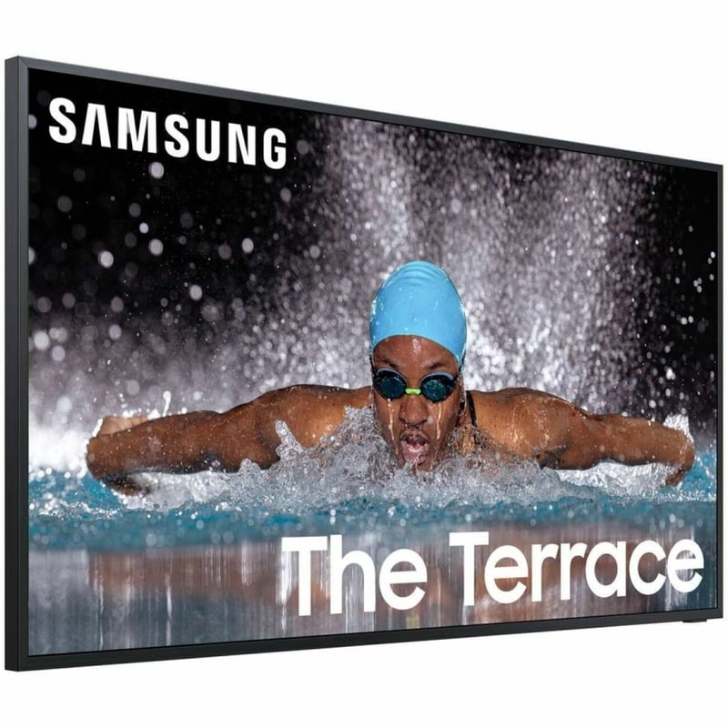 2024 85IN LST7C TERRACE 4K TV PARTIAL SUN OUTDOOR QLED LIFESTYLE - Thumbnail 1