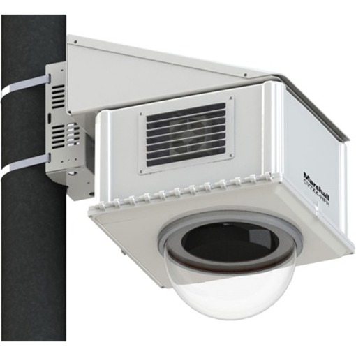 Marshall Compact Weatherproof Dome Housing for PTZ w/Fan and Heater - Thumbnail 3