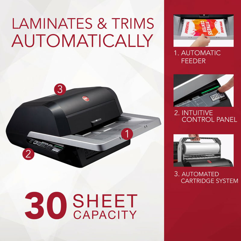 GBC Foton 30 Automated Pouch-Free Laminator - Thumbnail 5