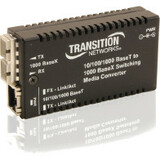 Mini Gigabit Ethernet Media Converter 10/100/1000Base-T to 1000Base-SX/LX - Thumbnail 1